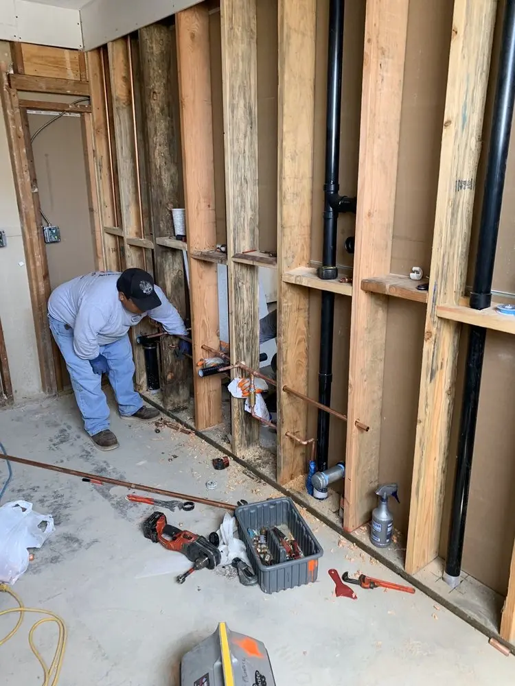 Commercial rough-in plumbing for Trenchless Sewer Repair in Courtland Park
